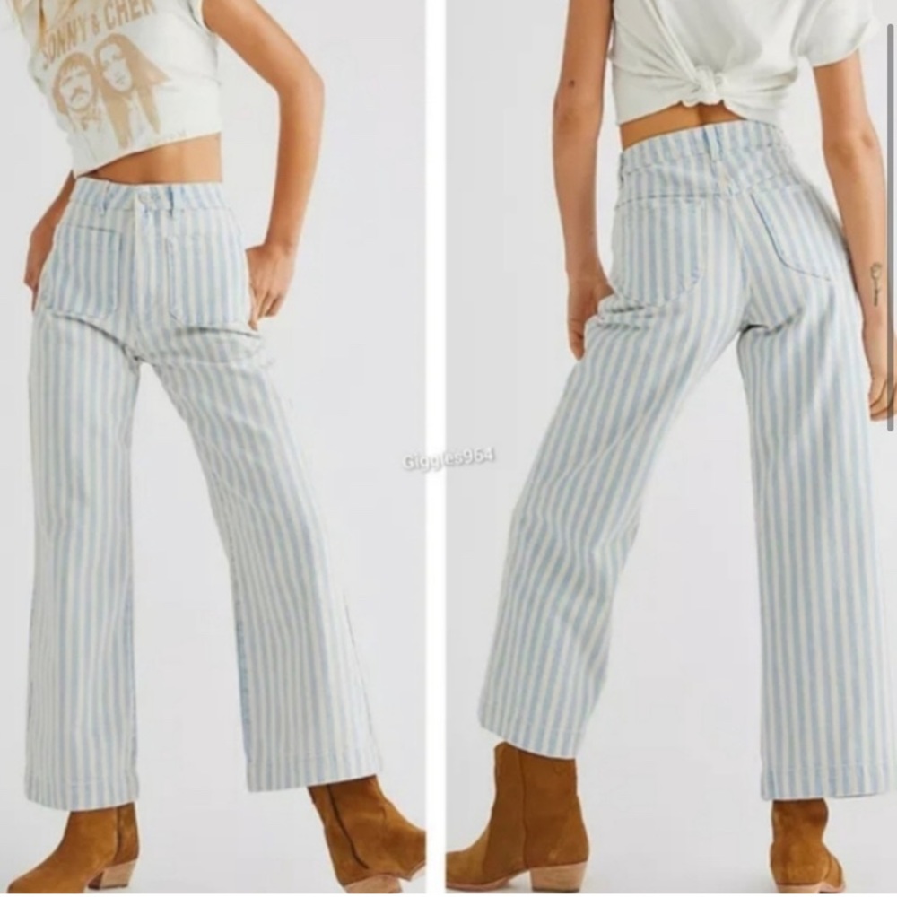 Rolla's Sailor Pants Jeans Sky Stripe